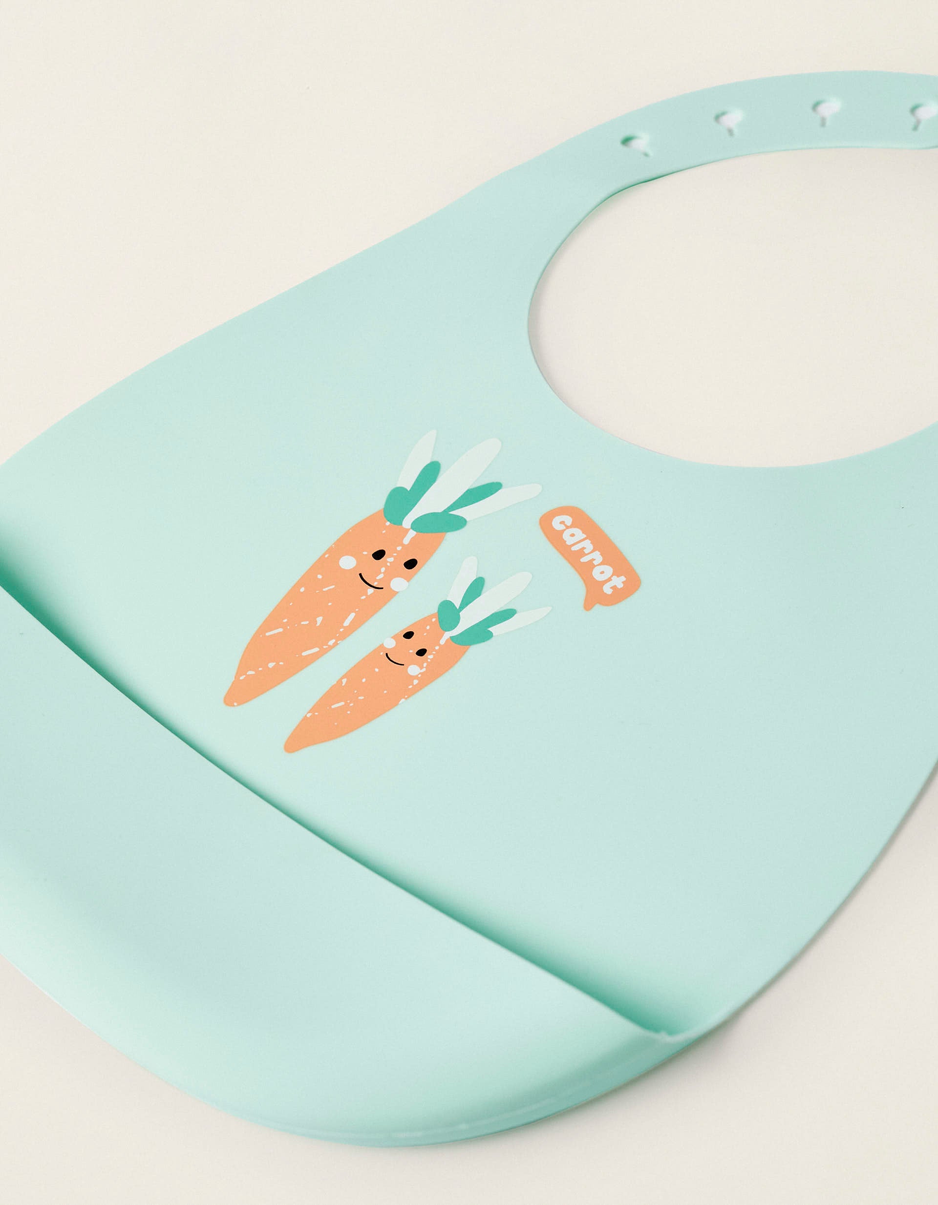 Silicone Bib Carrot ZY Baby