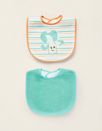 2 Babetes Laranja/Verde ZY Baby