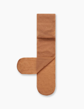 Collants de Microfibra com Bolinhas para Menina, Transparente