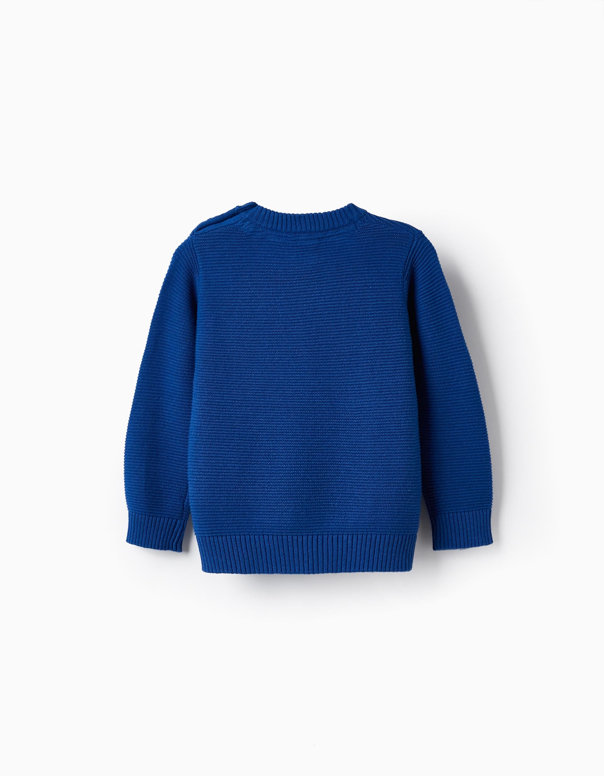 Knitted Jumper for Baby Boys, Blue