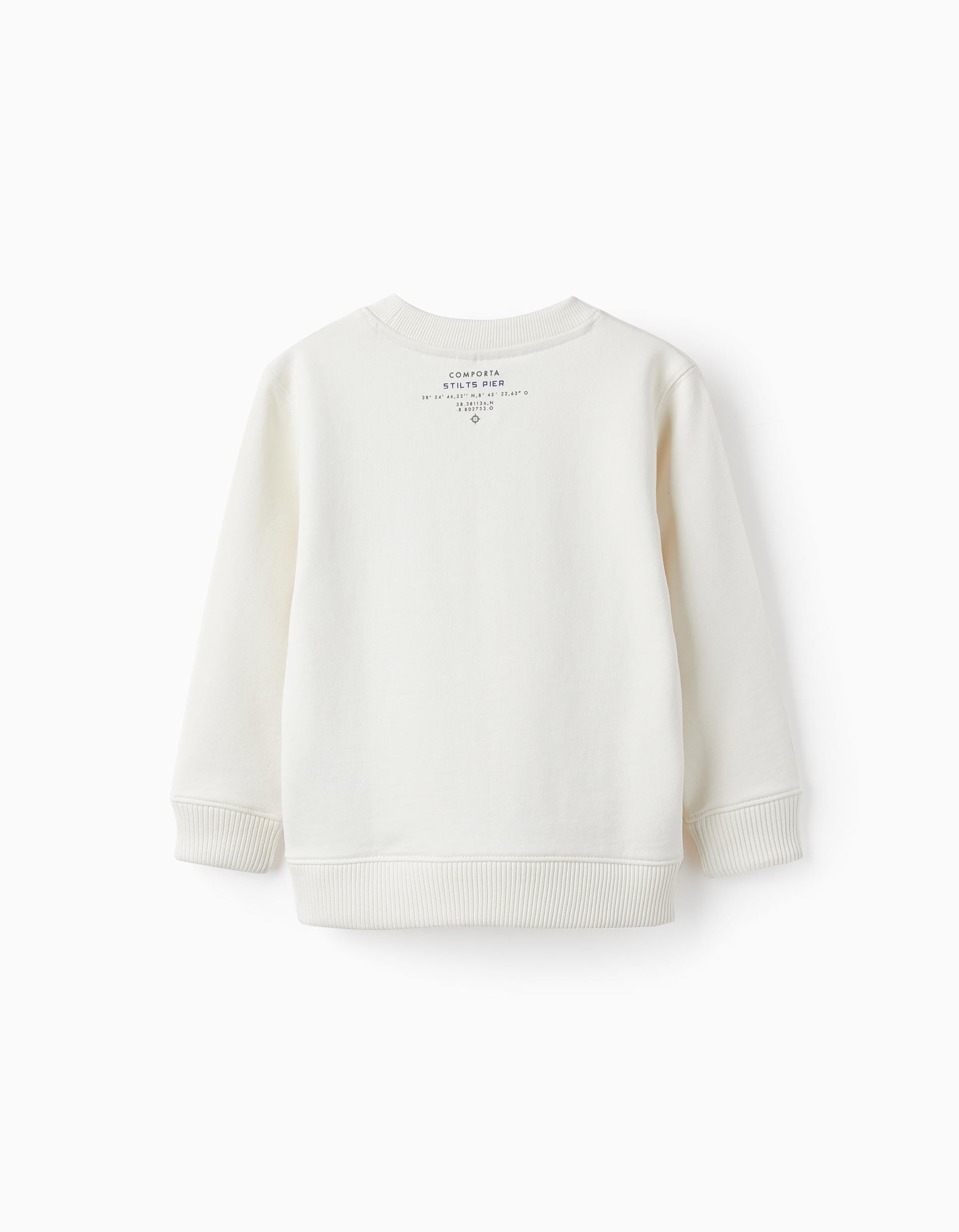 Cotton Sweatshirt for Boys 'Comporta', White