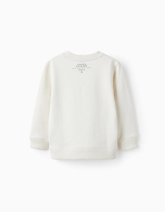 Pull en coton pour garçon 'Comporta', Blanc