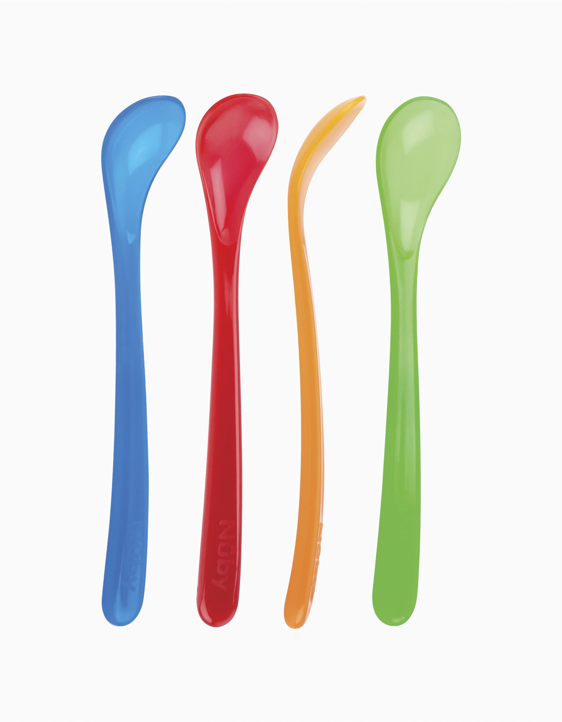 Pack de 4 Colheres Cabo Longo Nuby 6M+