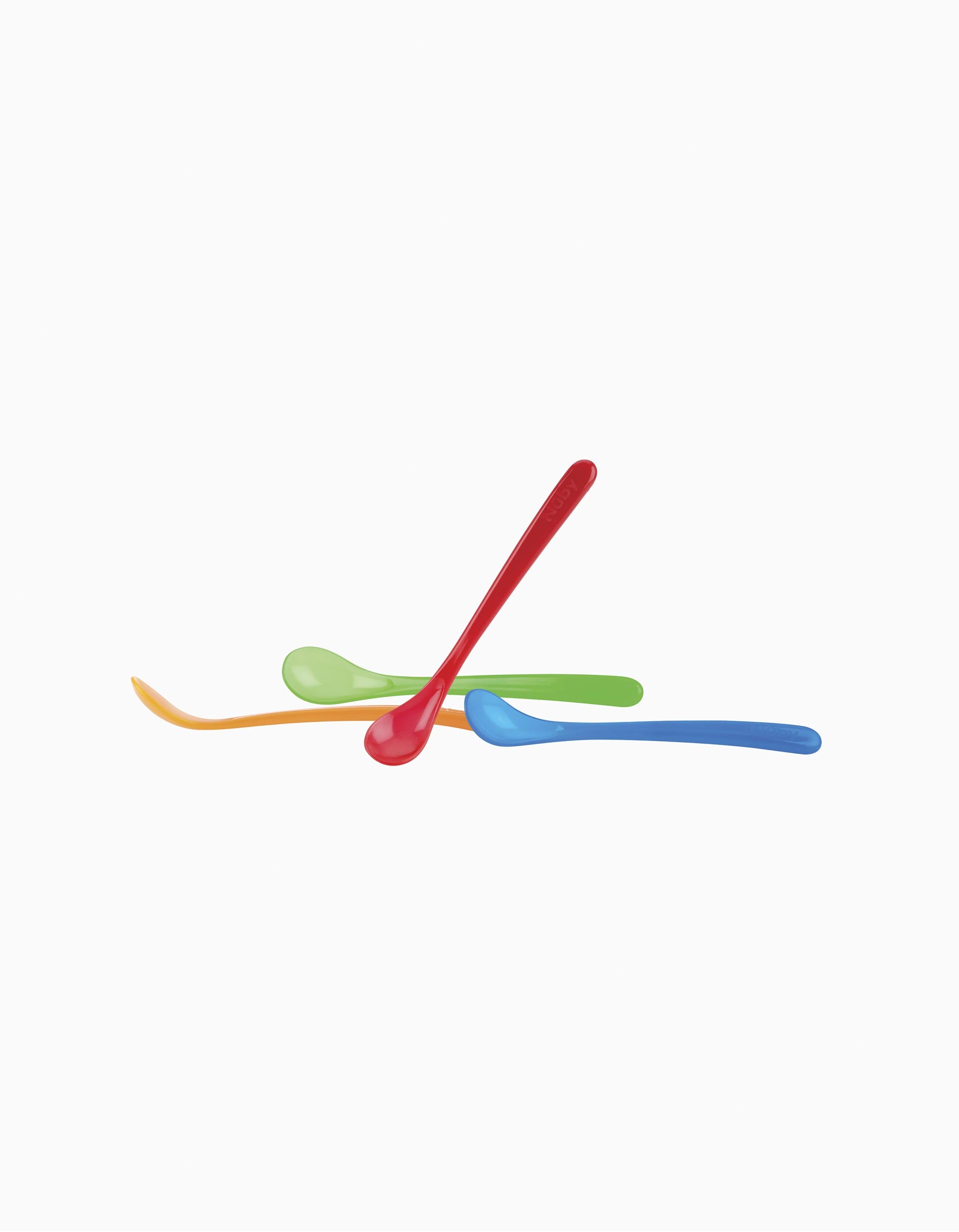 Pack de 4 Colheres Cabo Longo Nuby 6M+