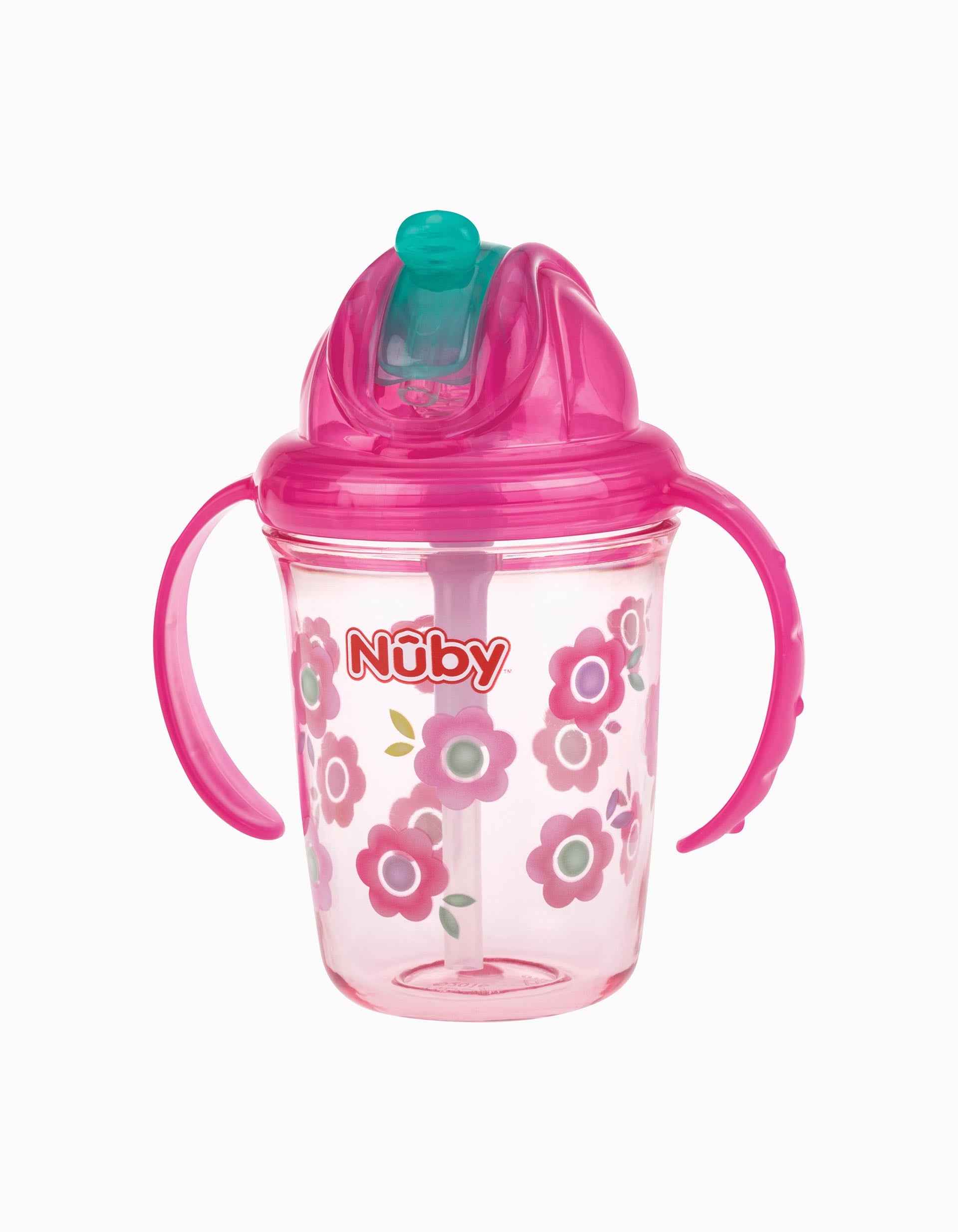 Copo De Aprendizagem Tritan Pink 240Ml Nuby 12M+