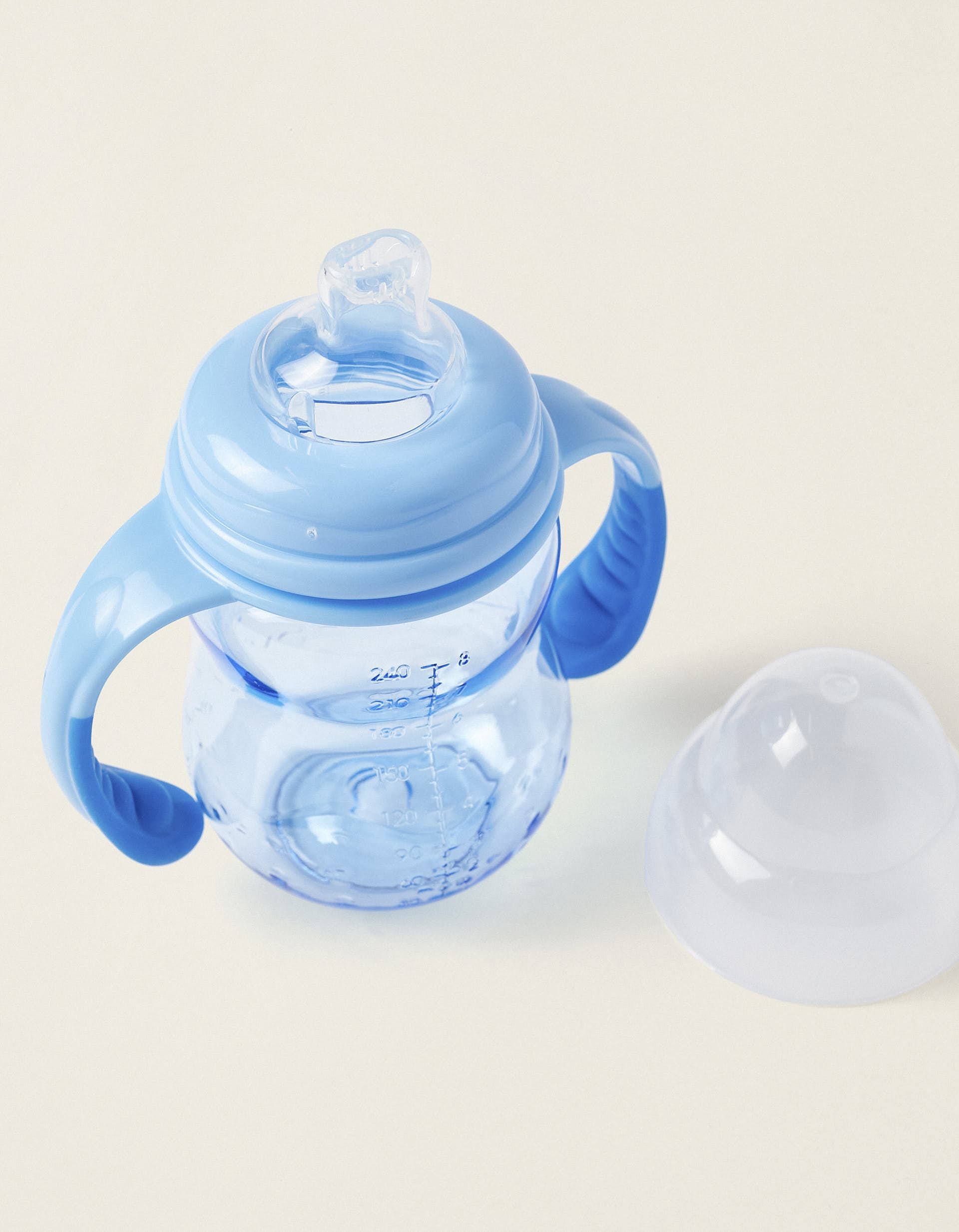 Copo De Aprendizagem Tritan Blue 240Ml Nuby 6M+