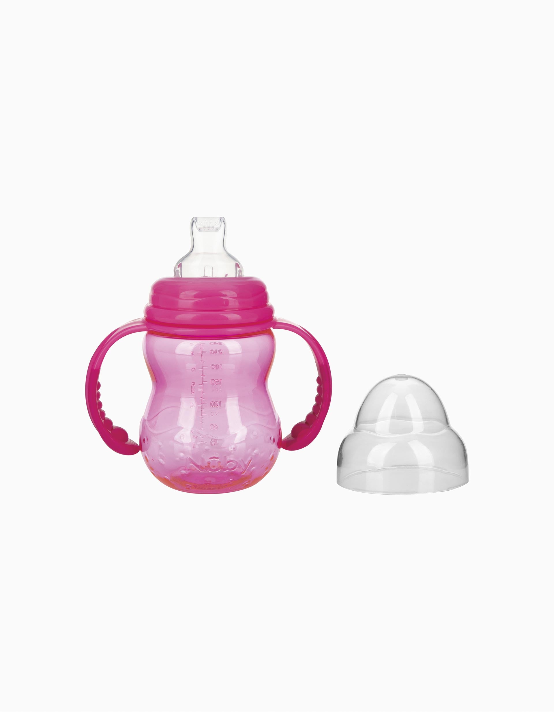 Copo De Aprendizagem Tritan Pink 240Ml Nuby 6M+