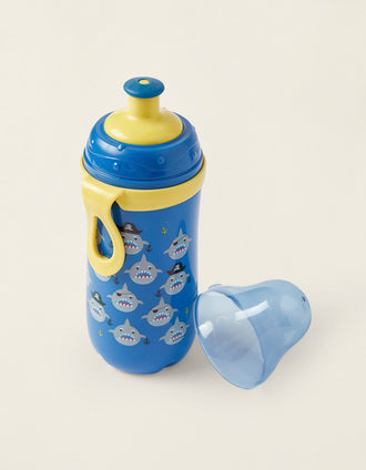 Copo De Aprendizagem Brilha No Escuro Blue 360Ml Nuby 18M+