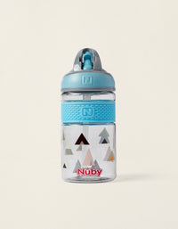 Copo De Aprendizagem 2Em1 Com Palha Tritan Blue 360Ml Nuby 36M+