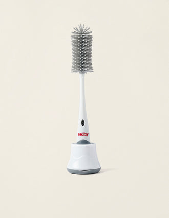 Escovilhão De Silicone Com Suporte Nuby