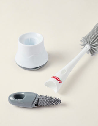 Escovilhão De Silicone Com Suporte Nuby