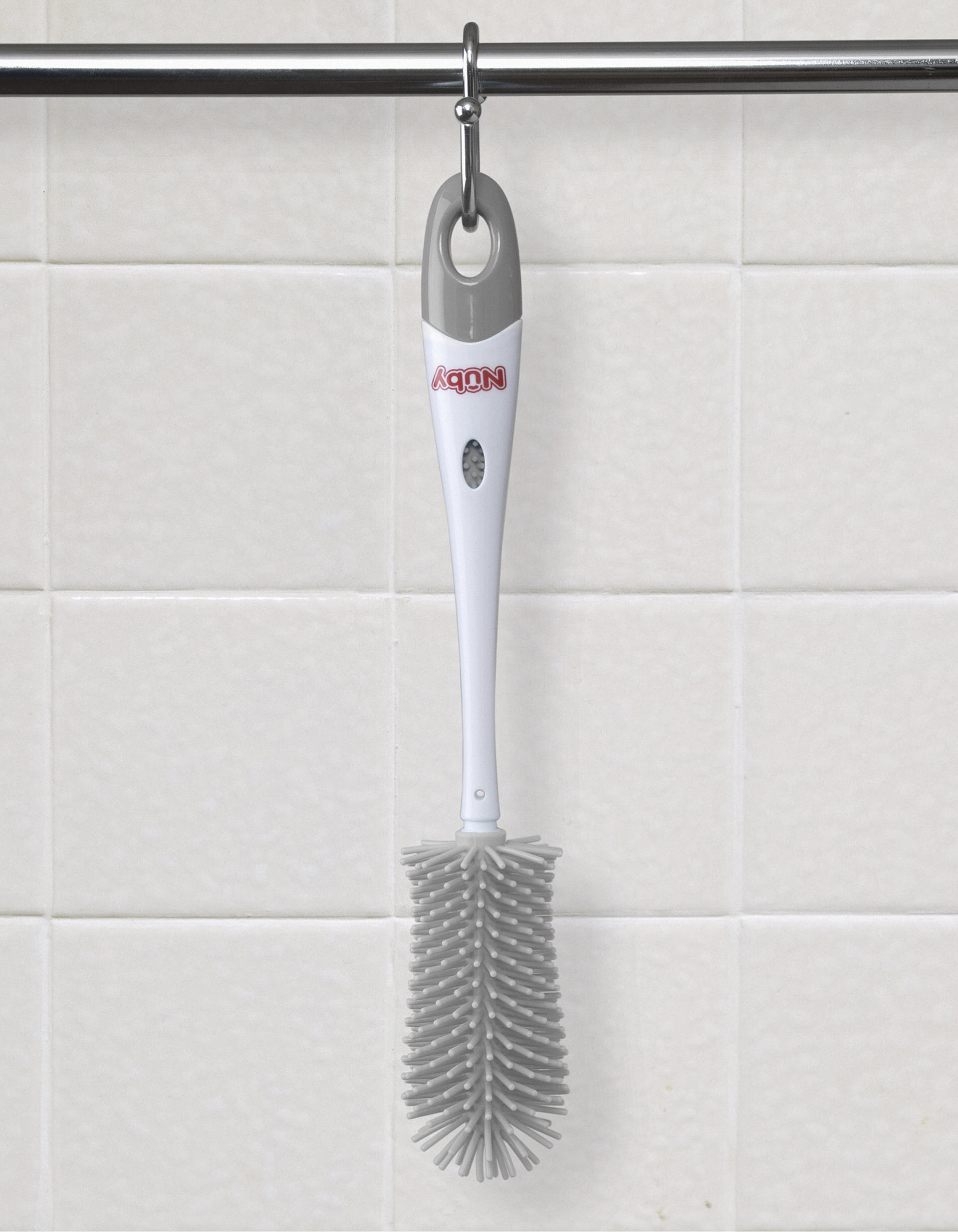 Escovilhão De Silicone Com Suporte Nuby