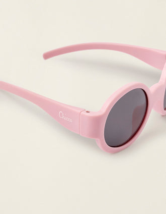 Óculos De Sol Flexível Menina Rosa Chicco 0M+