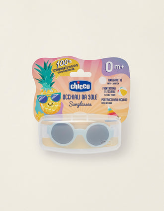 Óculos De Sol Flexível Menino Azul Chicco 0M+