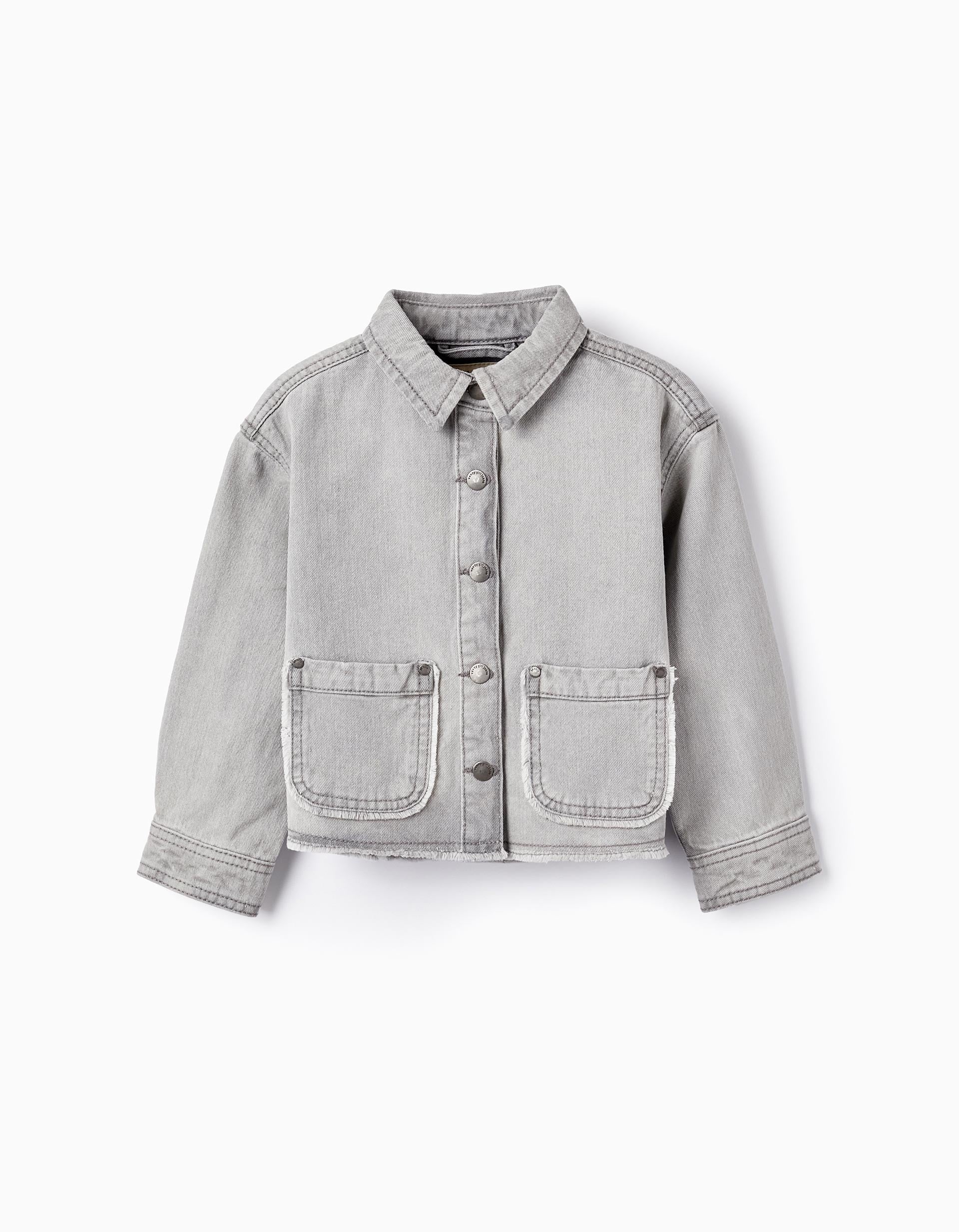 Chaqueta Vaquera para Niña, Gris