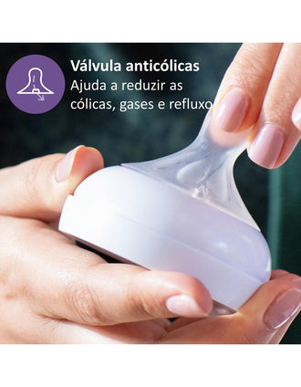2 Tetinas De Silicone Natural Response Fluxo Alimentos Philips Avent 6M+