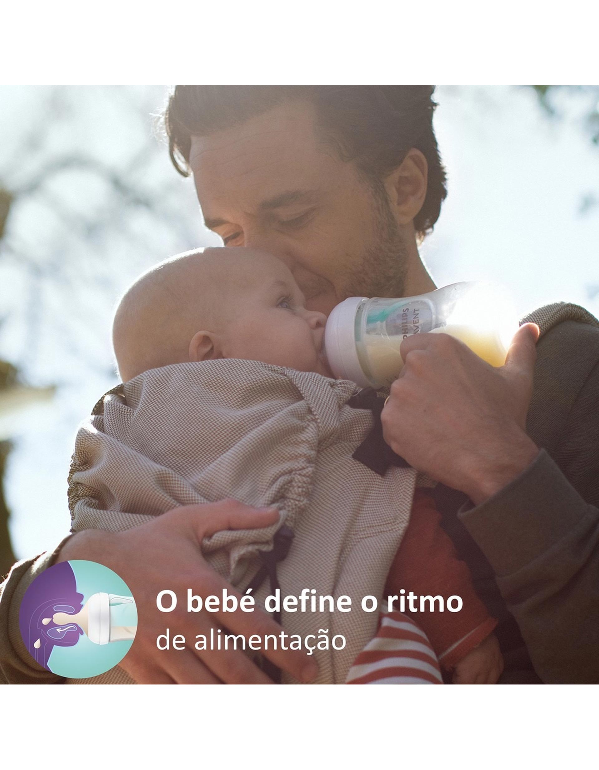 Biberão Natural Response Airfree Philips Avent 125Ml 0M+