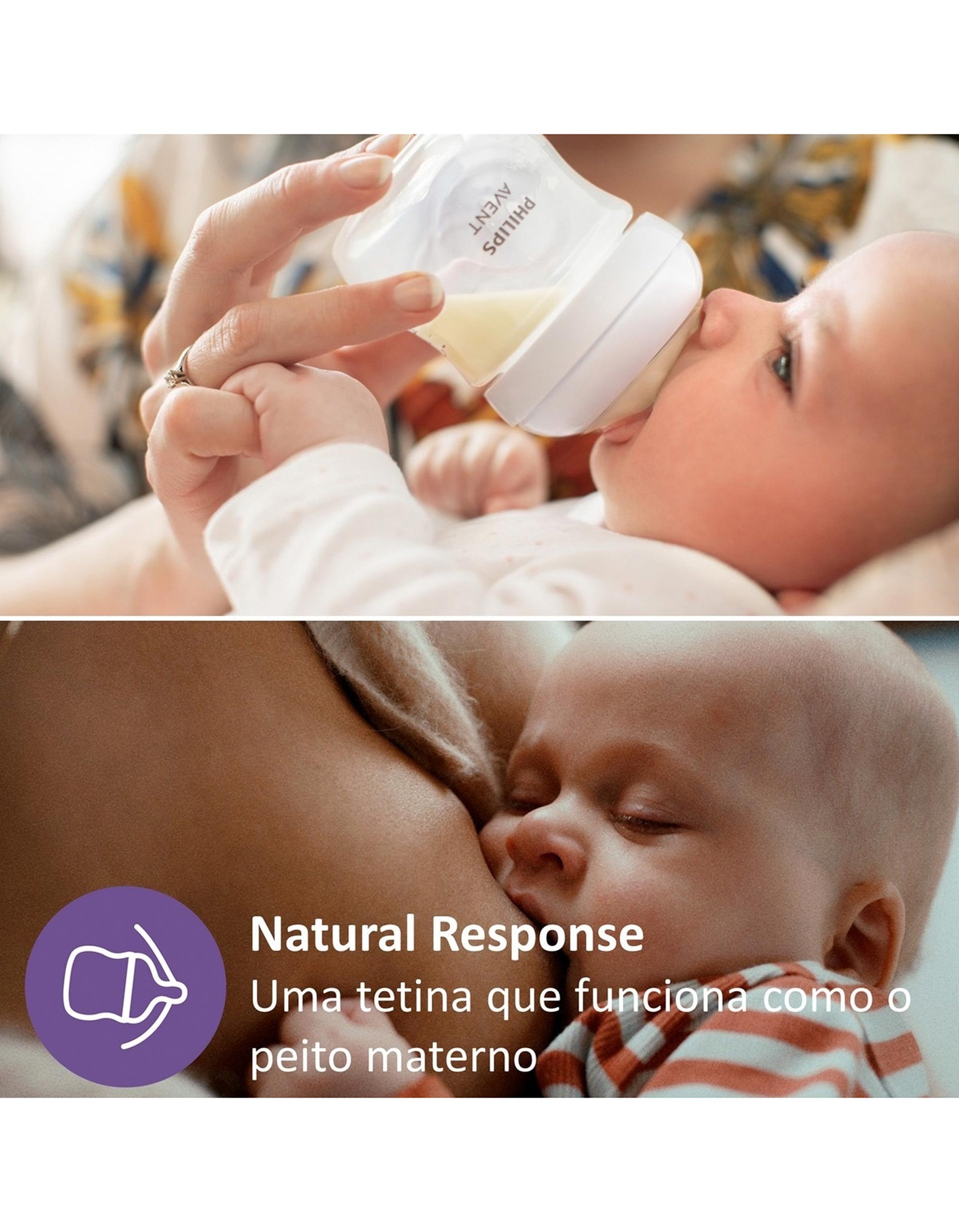 Biberão Natural Response Philips Avent 125 Ml 0M+