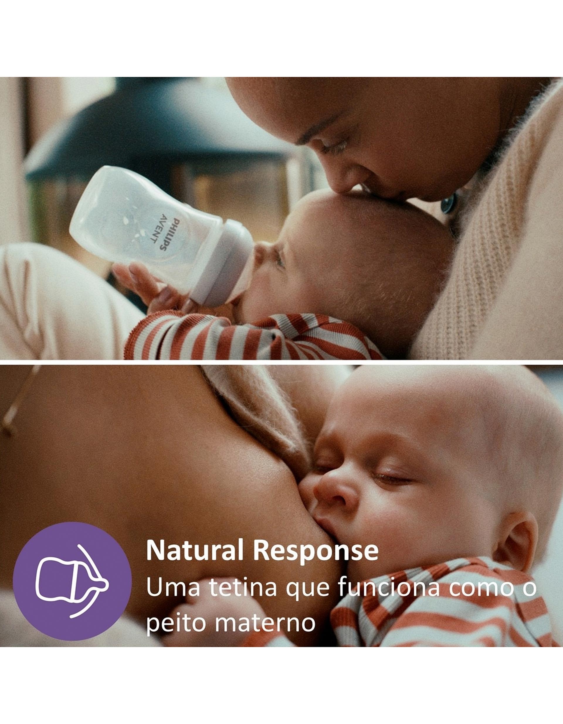 Biberão Natural Response Philips Avent 260 Ml 1M+