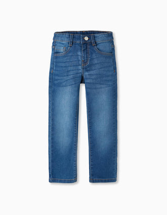 Pantalones de Ganga para Niño 'Straight Fit', Azul