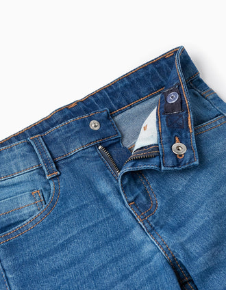Pantalones de Ganga para Niño 'Straight Fit', Azul