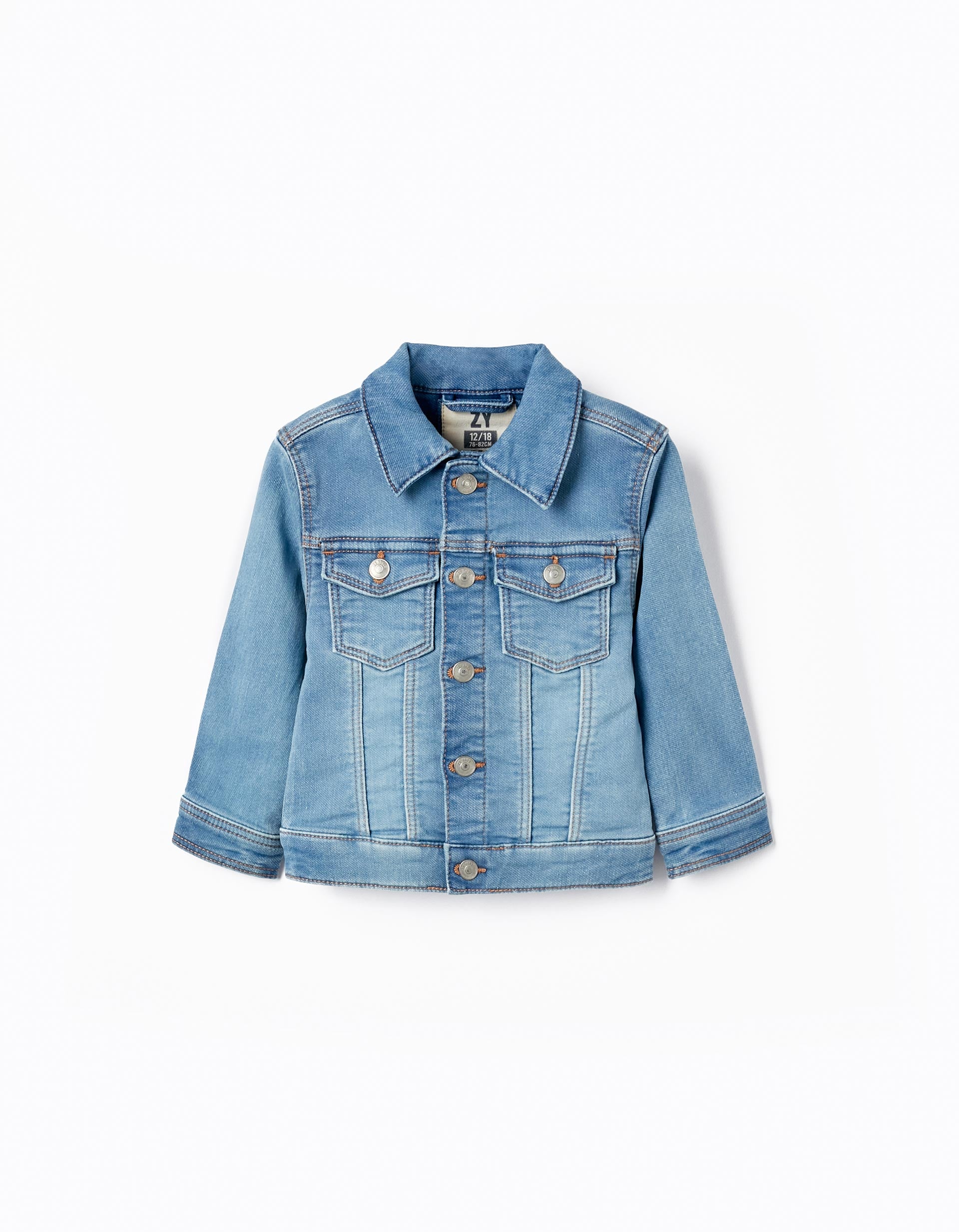 Denim Jacket for Babies, Light Blue