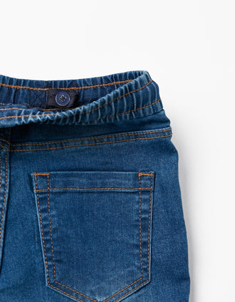Pantalones de Chándal Vaqueros para Niño 'Slim Fit', Azul