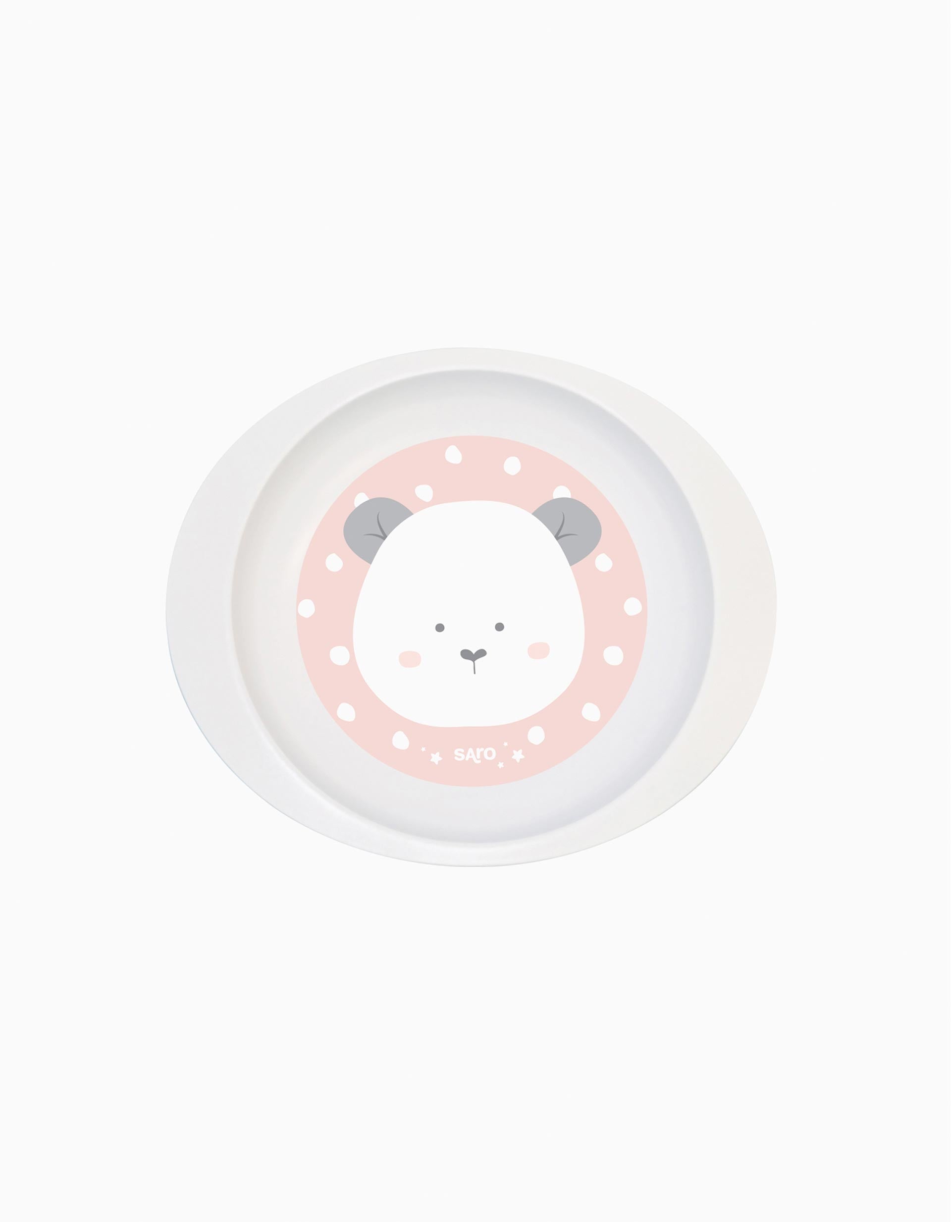 Conjunto De Refeição Bear Pink Saro 6M+