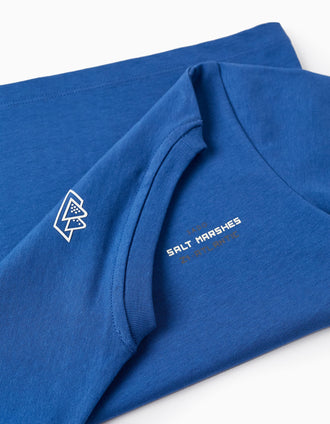 Camiseta de Algodón para Niño 'Salt Marshes', Azul Oscuro