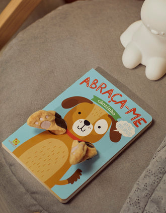 Livro Fantoche Abraça-Me Cãozinho Edicare 12M+
