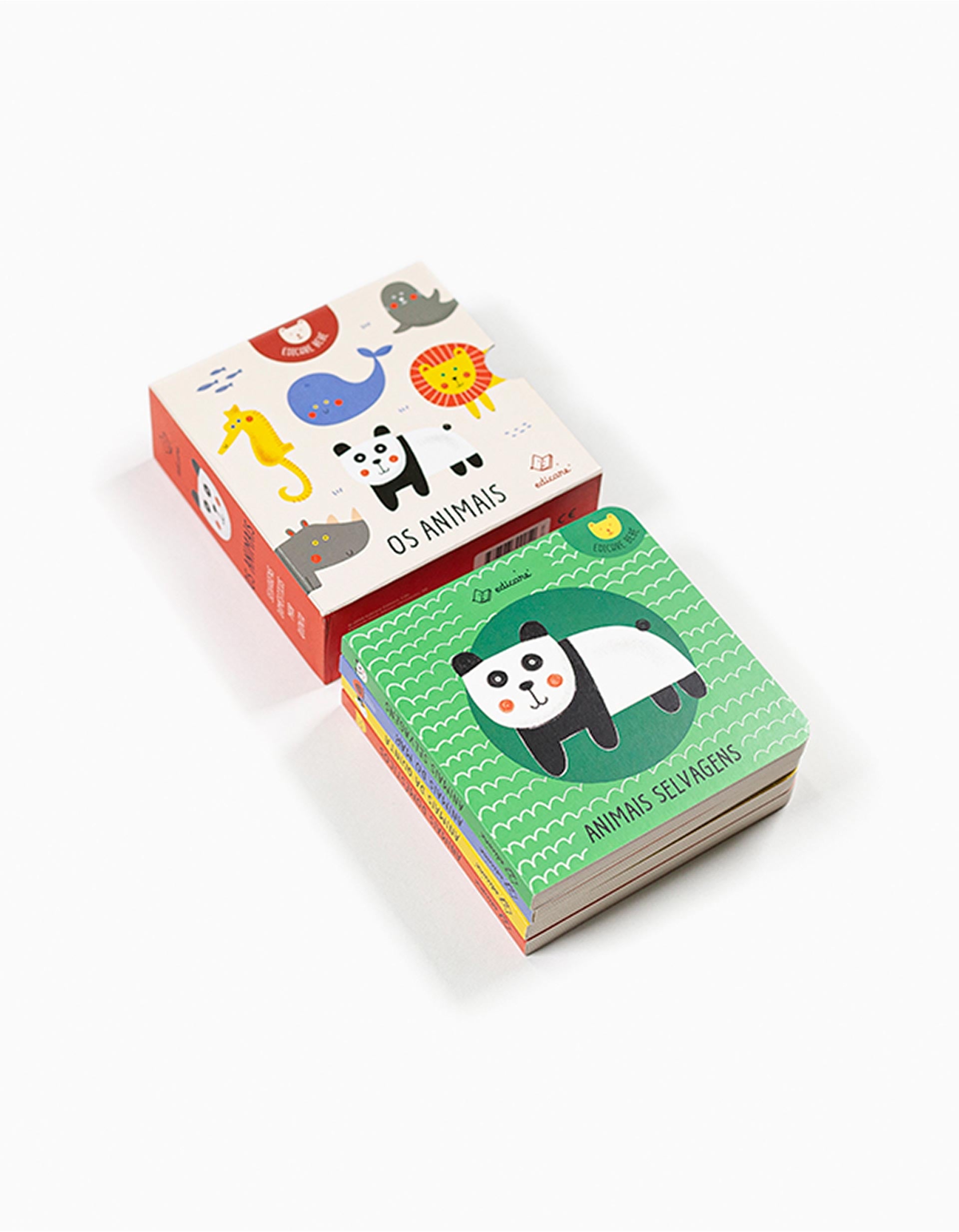4 Mini Livros Os Animais Edicare 12M+