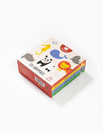 4 Mini Livros Os Animais Edicare 12M+