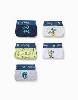 Pack 5 Calzoncillos para Niño 'Mickey', Multicolor
