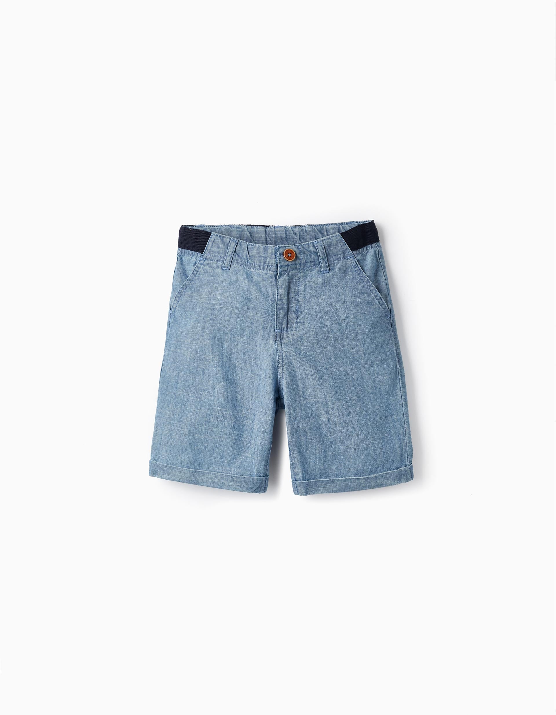 Cotton Denim Shorts for Boys 'Midi', Blue