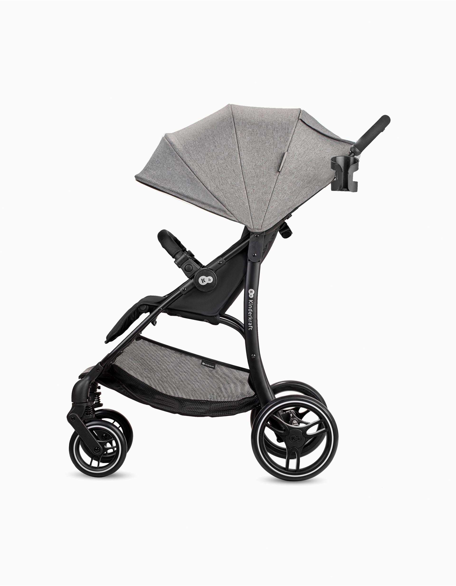 Carrinho De Passeio Kinderkraft Trig Grey 0M+