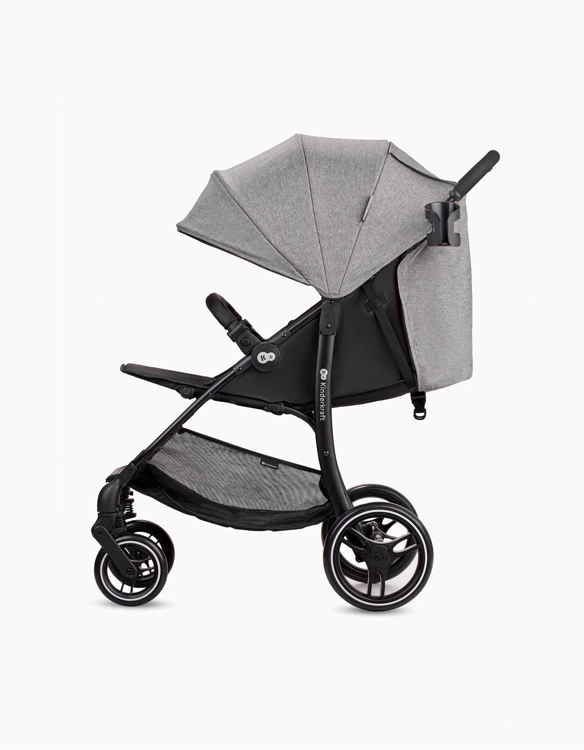 Carrinho De Passeio Kinderkraft Trig Grey 0M+