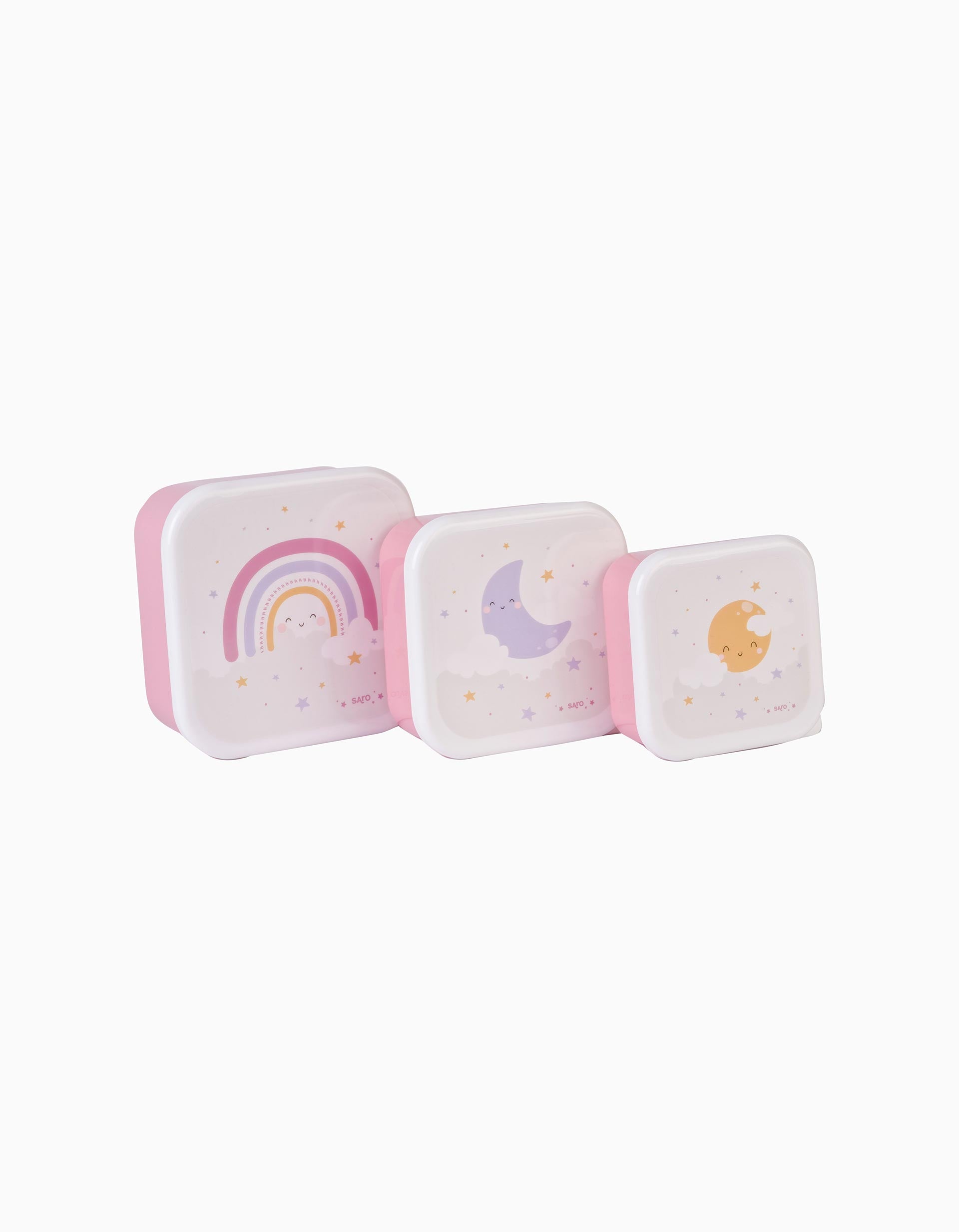 Pack De 3 Lancheiras Pink Saro