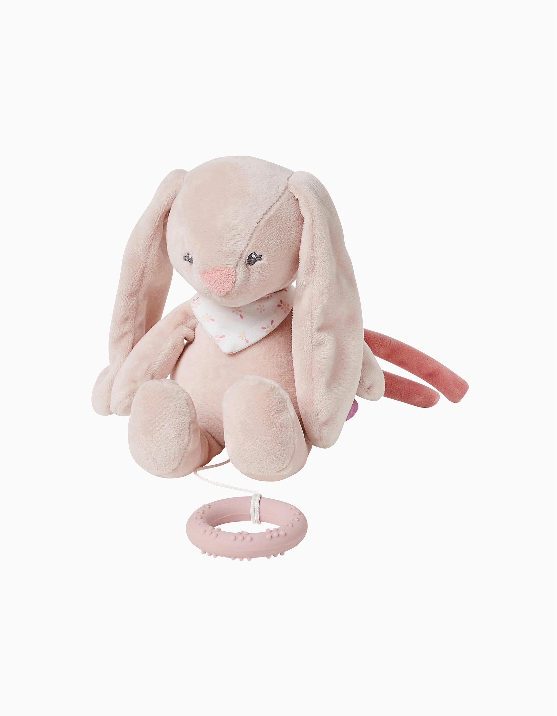 Mini Peluche Musical Pomme Le Lapin Nattou 23Cm 0M+