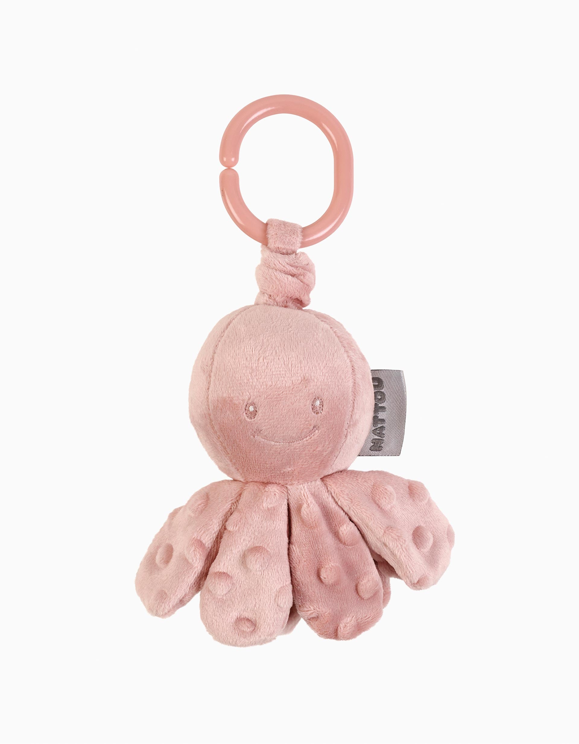Peluche Com Vibração Lapidou Octopus Nattou Pink 0M+