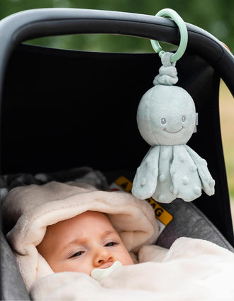 Peluche Com Vibração Lapidou Octopus Sage Green Nattou 0M+