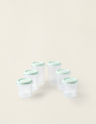Pack De 6 Recipientes Herméticos Dolce Mint Miniland 200+250+330Ml
