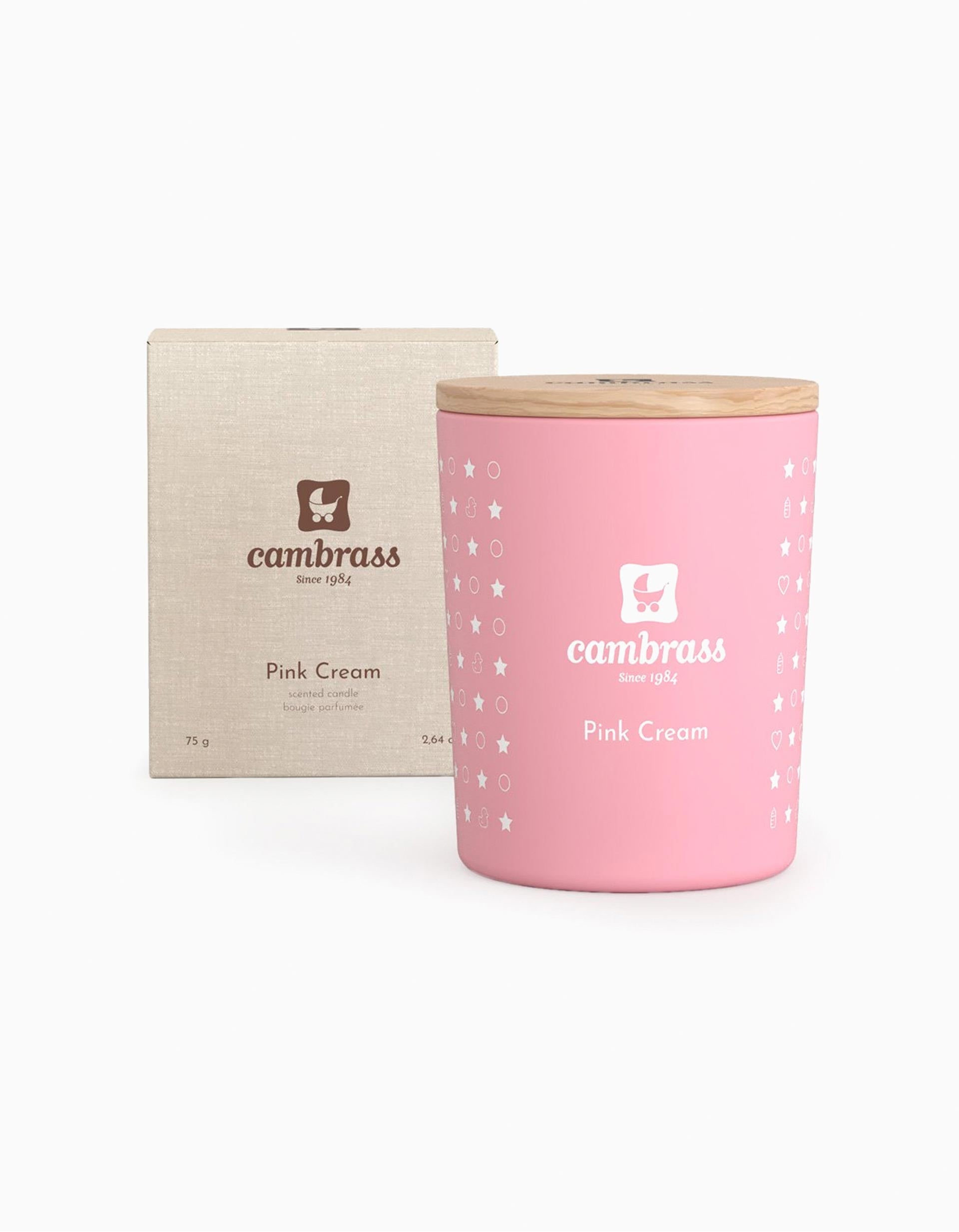 Vela Aromática Pink Cream Cambrass 10cl
