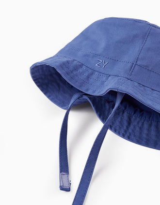 Chapeau en sergé pour bébé et enfant, Bleu