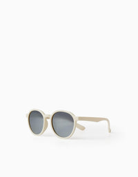 Gafas de Sol Flexibles con Protección UV para Niña, Blanco
