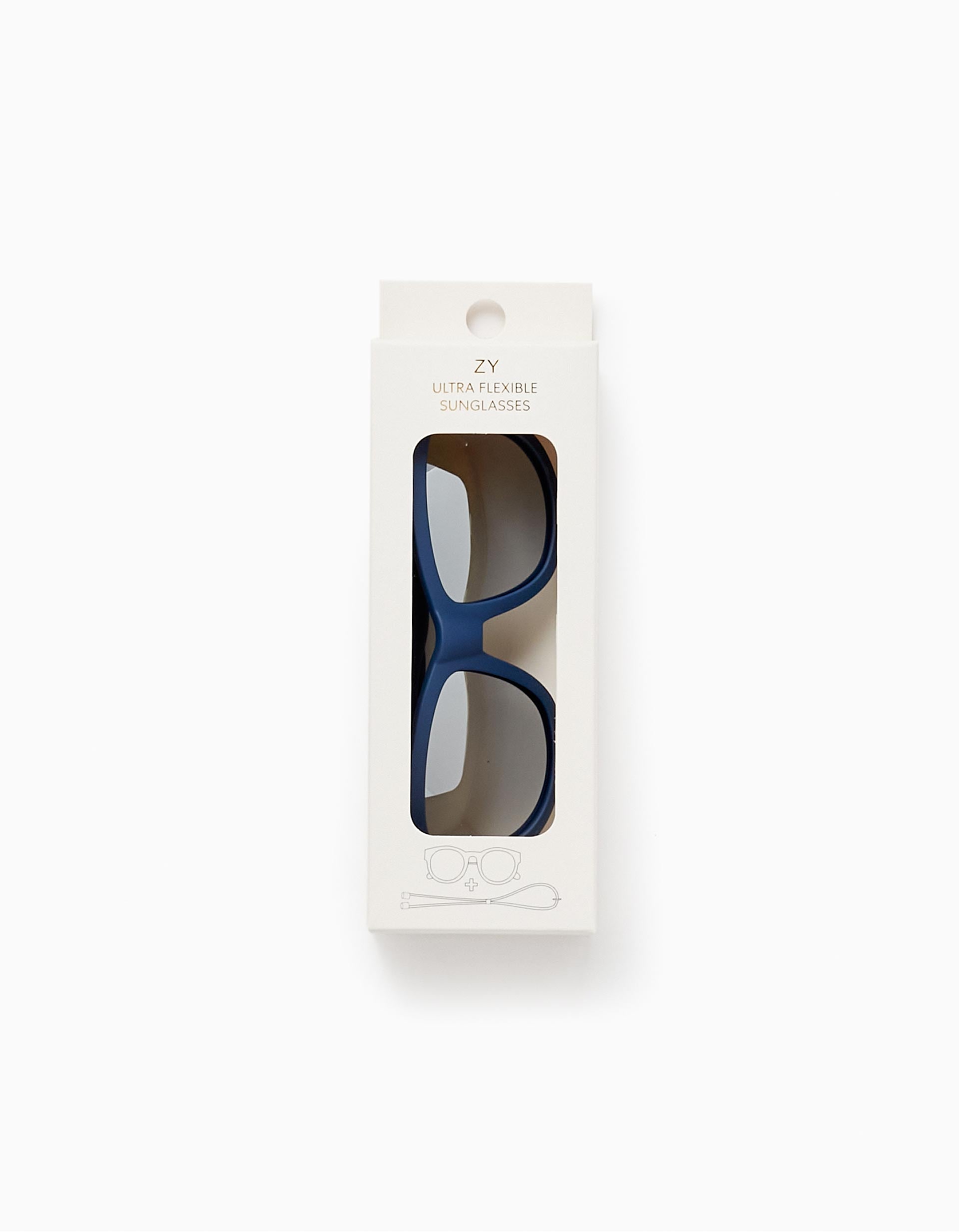 Flexible Sunglasses with UV Protection for Boys, Dark Blue