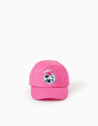 Boné de Algodão para Menina 'Minnie', Rosa