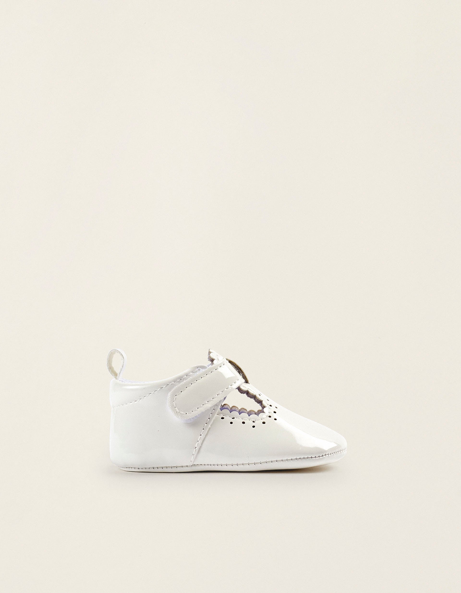 Chaussures Classiques pour Nouveau-Né, Blanc