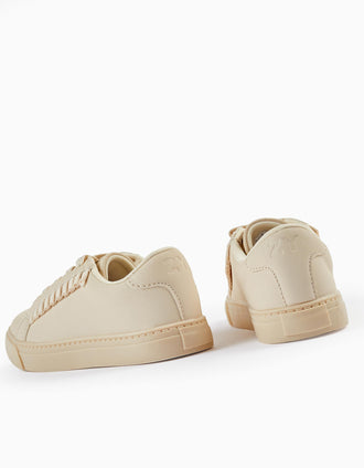 Sapatilhas com Folhos para Menina, Bege