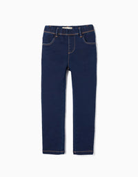 Jeggings para Menina, Azul Escuro