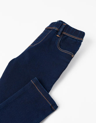 Jeggings para Niña, Azul Oscuro